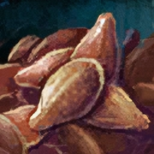 Pile of Flax Seeds
