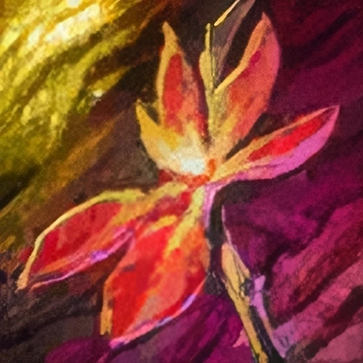Fire Orchid Blossom