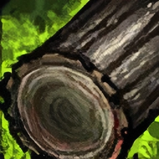Elder Wood Log