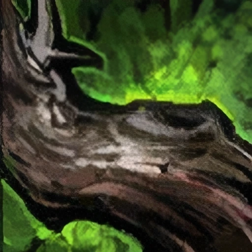 Ancient Wood Log