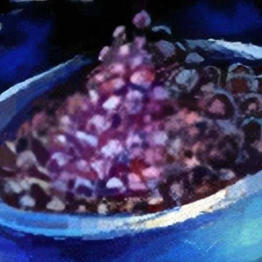 Bowl of Grape Pie Filling