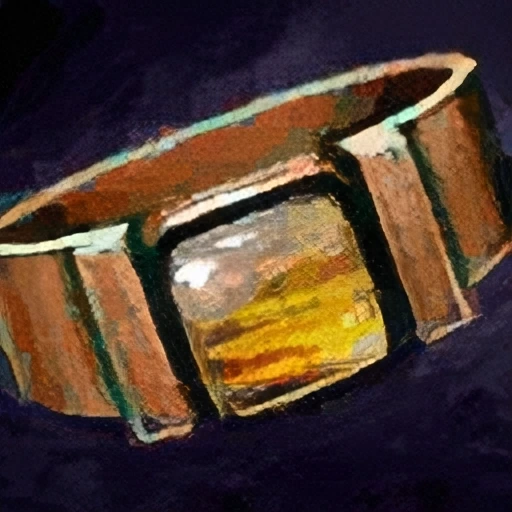 Tiger's Eye Copper Ring icon
