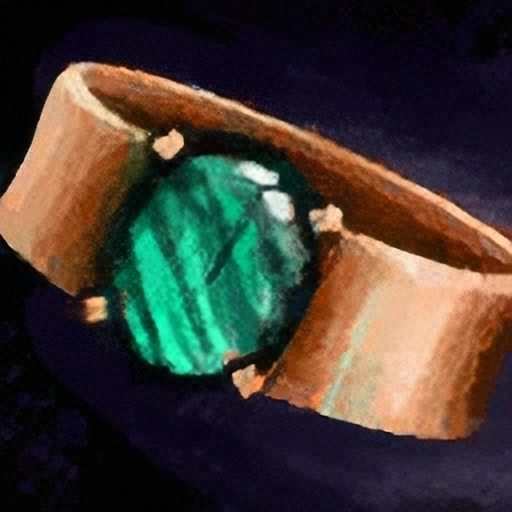 Malachite Copper Ring icon