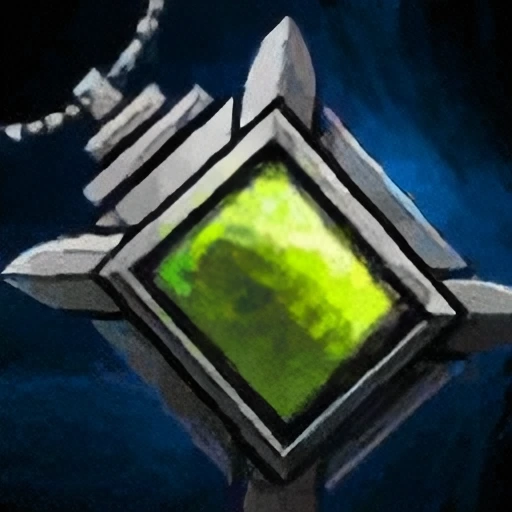 Peridot Silver Amulet icon