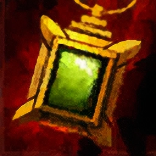Peridot Gold Amulet icon