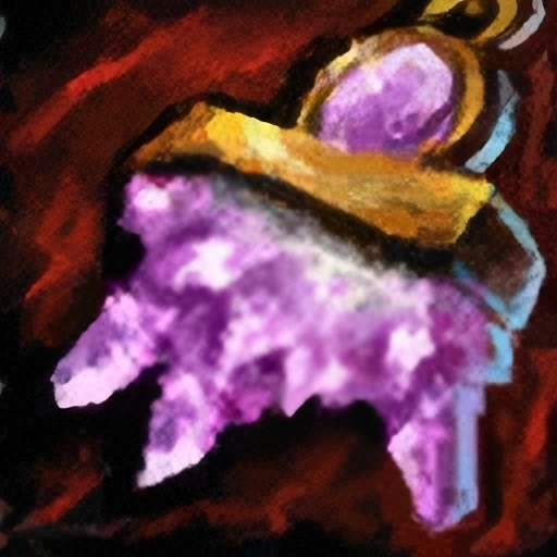 Amethyst Gold Earring icon