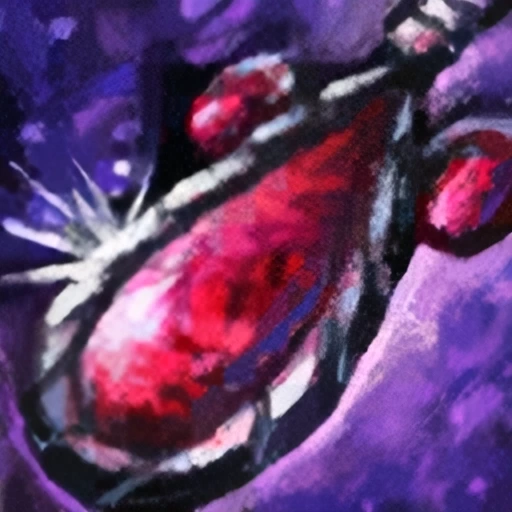 Ruby Platinum Earring icon