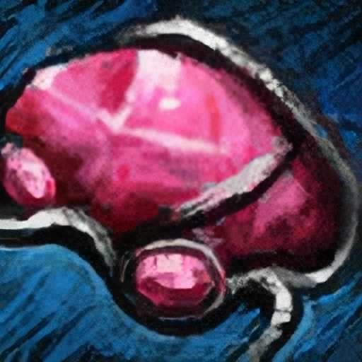 Embellished Intricate Spinel Jewel