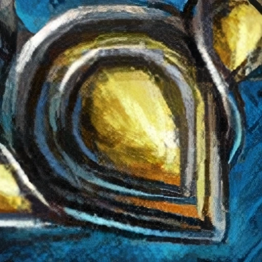 Embellished Intricate Topaz Jewel