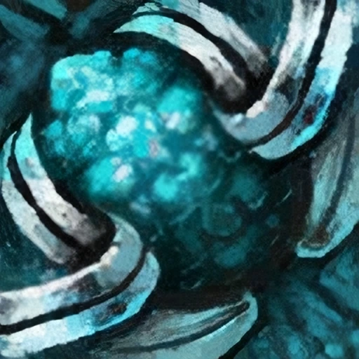 Embellished Ornate Chrysocola Jewel