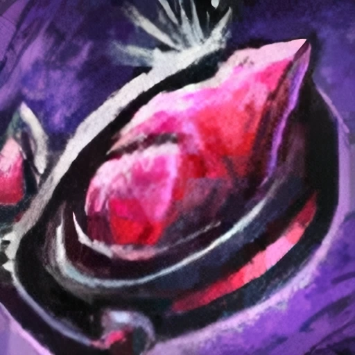 Embellished Brilliant Ruby Jewel