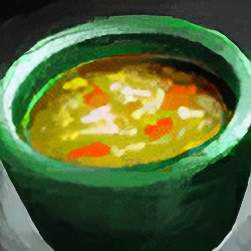 Bowl of Poultry and Winter Vegetable Soup