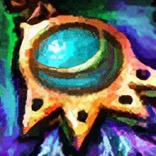 Chrysocola Orichalcum Earring icon
