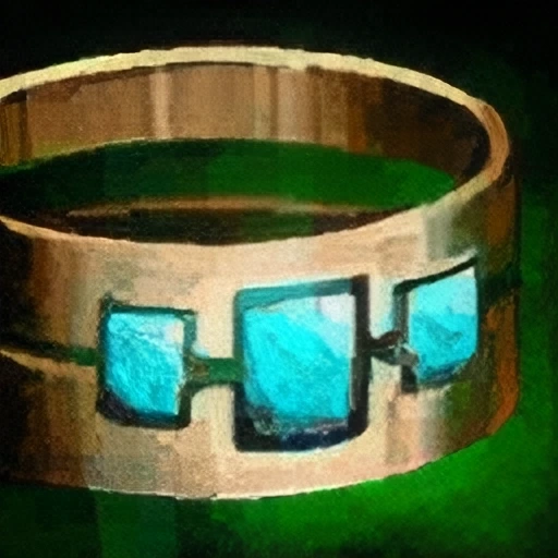 Chrysocola Orichalcum Ring icon