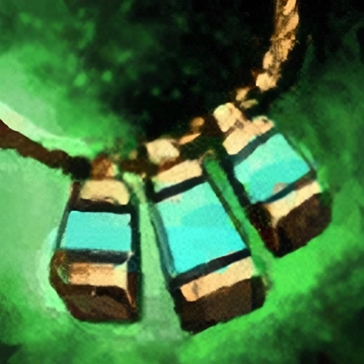 Chrysocola Orichalcum Amulet icon