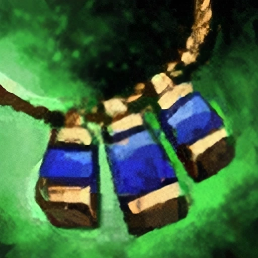 Sapphire Orichalcum Amulet icon