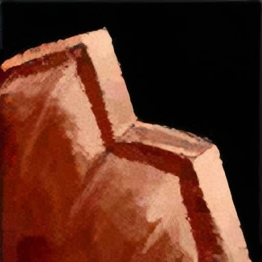 Cured Thick Leather Square